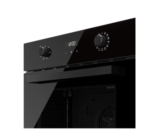 Духовой шкаф Kuppersberg/ Духовой шкаф Kuppersberg, High-Tech, 70 л, дисплей, поворотное/сенсорное управление, таймер, макс. температура 300 градусов, телескопические направляющие (на 1 уровень), цвет черный