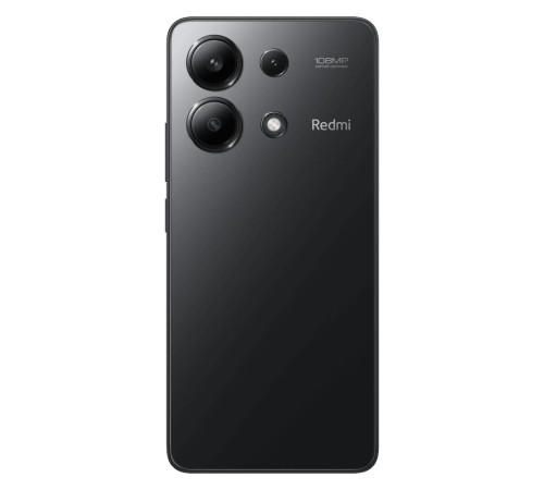 Redmi Note 13 Midnight Black (23124RA7EO), 16,9 cm (6.67") 20:9 2400 x 1080, 4 x 2.8 ГГц + 4 x 1.9 ГГц, 8 Core, 6 GB, 128 GB, 108 МП+ 8 МП + 2 МП/16Mpix, 2 Sim, BL v5.1, Wi-Fi, NFC, GPS / A-GPS, ГЛОНАСС, Galileo, Beidou, Type C (USB OTG), 5000 mAh, 1
