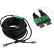 Greenconnect Кабель активный 30.0m HDMI 2.0, High speed 19M/19M с усилителем, черный, тройной экран