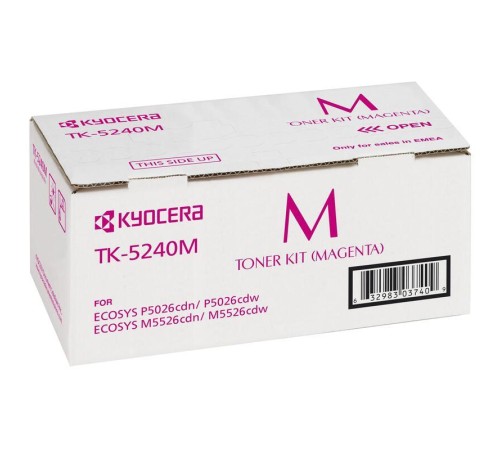 тонер-картридж Kyocera TK-5240M/ Kyocera TK-5240M, 3000 pages for Kyocera P5026cdn/cdw, M5526cdn/cdw, Magenta тонер-картридж Kyocera TK-5240M/ Kyocera TK-5240M, 3000 pages for Kyocera P5026cdn/cdw, M5526cdn/cdw, Magenta