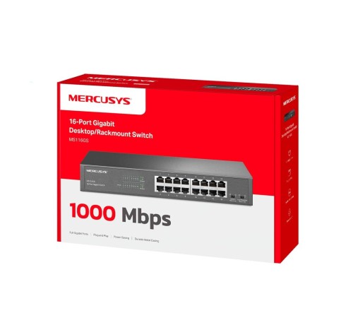 Коммутатор/ 16-Port Gigabit Desktop/Rackmount Switch