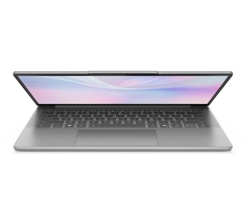 Ноутбук/ Lenovo IdeaPad Slim 5 14AHP10 14"(1920x1200 OLED)/AMD Ryzen 7 8845HS(3.8Ghz)/16384Mb/512PCISSDGb/noDVD/Int:AMD Radeon 780M/Cam/BT/WiFi/60WHr/war 1y/1.39kg/luna grey/noOS + 65W, RU kbd