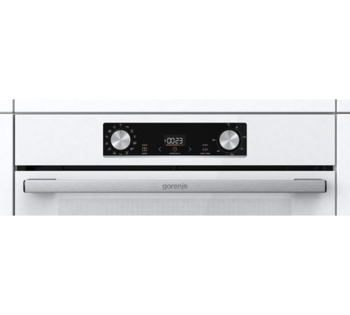Встраиваемые электрические духовки 60 см GORENJE/ BOS6737E06WG, Духовой шкаф, Полезный объем: 77 л, Сенсорный программатор IconLED, Плавное открывание и закрывание дверцы, Решетка, Частично выдвижные телескопические направляющие на 1-м уровне, Дверца Comp
