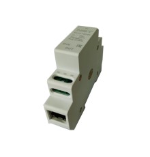 Устройство грозозащиты линий Ethernet + PoE/ Устройство грозозащиты линий Ethernet + PoE на 1 канал (УЗИП). Класс II. Защищает PoE оборудование, подключенное к линиям Ethernet от наведенного напряжения высоких энергий. Скорость передачи данных: 10/100/100