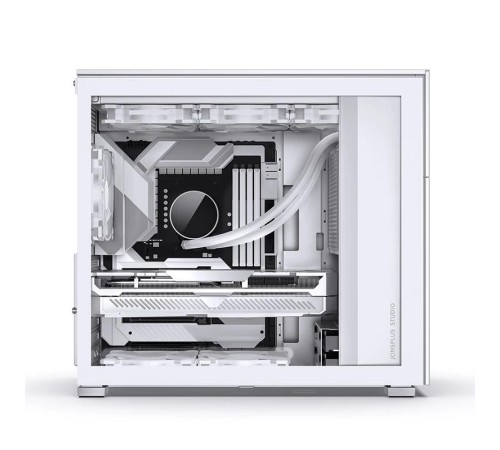Корпус без блока питания/ Case JONSBO D41 MESH, Midi-Tower, TG, no fan, 1xUSB-A 3.2 + 1xUSB-C 3.2, ATX, mATX White