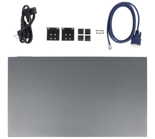 Коммутатор/ Managed L3 Switch 48x1000Base-T, 6x10GBase-X SFP+, RJ45 Console, 19" w/brackets