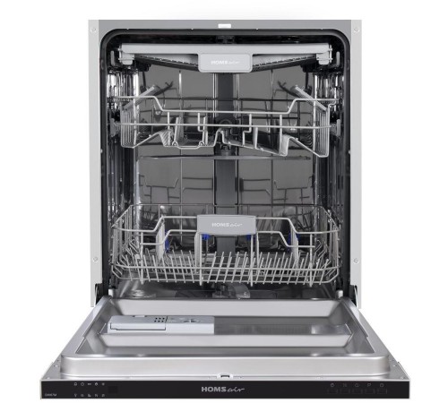 Посудомоечная бытовая машина HOMSair DW67M/ встраиваемая, 598х815х550 мм, 14 комплектов, 6 программ, 47 дБ, А++, расход воды - 11 л.