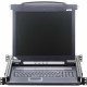 ЖК-монитор 17" с клавиатурой, выдвижной, 1U, RAL 7021/ Console with LCD screen 17"