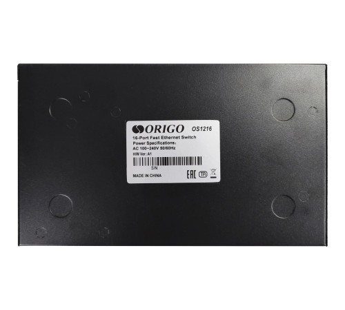 Коммутатор/ Unmanaged Switch 16x100Base-TX, metal case