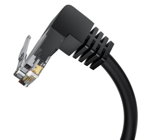 GCR Патч-корд прямой 3.0m UTP кат.5e, черный, нижний угол, литой, ethernet high speed, RJ45, T568B, GCR-53197 GCR Патч-корд прямой 3.0m UTP кат.5e, черный, нижний угол, литой, ethernet high speed, RJ45, T568B, GCR-53197
