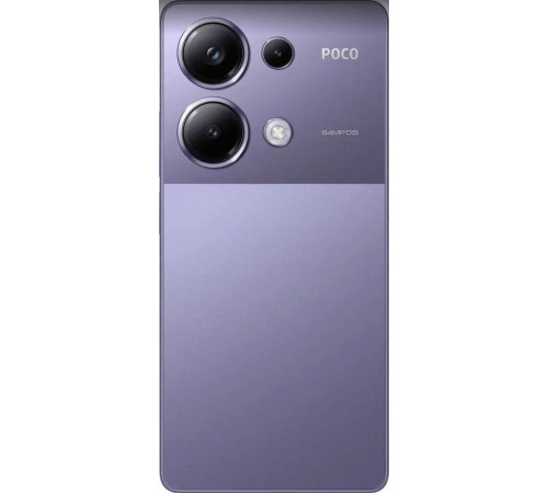 POCO M6 Pro Purple (2312FPCA6G), 16,9 cm (6.67") 20:9 2400 x 1080, 2x2.30 GHz Cortex-A76 + 6x1.8 Cortex-A55, 8 Core, 12 GB, 512 GB, 64 МП+ 8МП + 2МП/16Mpix, 2 Sim, 2G, 3G, LTE, BL v5.1, WiFi 802.11 a/b/g/n/ac/ax, NFC, A-GPS, GALILEO, BEIDOU, GLONASS, POCO M6 Pro Purple (2312FPCA6G), 16,9 cm (6.67") 20:9 2400 x 1080, 2x2.30 GHz Cortex-A76 + 6x1.8 Cortex-A55, 8 Core, 12 GB, 512 GB, 64 МП+ 8МП + 2МП/16Mpix, 2 Sim, 2G, 3G, LTE, BL v5.1, WiFi 802.11 a/b/g/n/ac/ax, NFC, A-GPS, GALILEO, BEIDOU, GLONASS,
