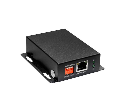 PoE удлинитель/ PoE удлинитель 10M/100M Fast Ethernet на 400м (до 30W).Увеличение расстояния передачи данных + питание на 100м (В режиме "S" - до 400м). Совместим с оборудованием PoE IEEE 802.3af/at. Порты: вх.- 1 x RJ45 (10/100 Base-T), роз. 2. PoE удлинитель/ PoE удлинитель 10M/100M Fast Ethernet на 400м (до 30W).Увеличение расстояния передачи данных + питание на 100м (В режиме "S" - до 400м). Совместим с оборудованием PoE IEEE 802.3af/at. Порты: вх.- 1 x RJ45 (10/100 Base-T), роз. 2.