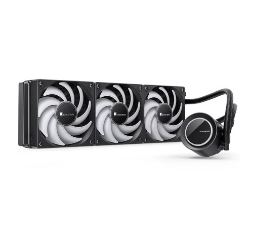 Система жидкостного охлаждения/ Water Cooling System JONSBO TG-360 Black (300W, 360mm, Black, ARGB/ Fans: 3x120mm, 66.19CFM, 35.4dBA, 1800RPM/ Pump height 72mm, 30dBA, 2400RPM, Rad thickness 27mm/ S: 1700, 1200, 115X, AM5, AM4) Система жидкостного охлаждения/ Water Cooling System JONSBO TG-360 Black (300W, 360mm, Black, ARGB/ Fans: 3x120mm, 66.19CFM, 35.4dBA, 1800RPM/ Pump height 72mm, 30dBA, 2400RPM, Rad thickness 27mm/ S: 1700, 1200, 115X, AM5, AM4)