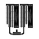 Кулер для процессора Ocypus Delta A62 BK ARGB, 2x120mm ARGB FAN, Top Panel, 6 HEAT PIPES, 4-PIN PWM, 500-2000 RPM, 29DBA, HYDRO BEARING, LGA115X/1200/1700/18XX, AM4/AM5