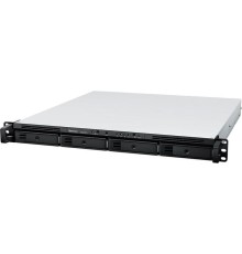 Системы хранения данных Synology 1U/4bay QC 2,2GhzCPU/2Gb(32)/RAID0,1,10,5,6/upto 8HDD (1xRX418)/2xUSB3.2/1eSATA/4GigEth/1xExpslot/iSCSI/2xIPcam/2xRPS/1YW/no rail