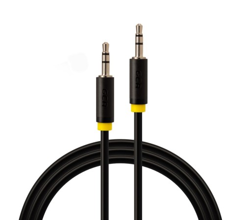 Greenconnect Кабель аудио 0.25m jack 3,5mm/jack 3,5mm черный, желтая окантовка, ультрагибкий, 28 AWG, M/M, Premium GCR-AVC1114-0.25m, экран, стерео Greenconnect Кабель аудио 0.25m jack 3,5mm/jack 3,5mm черный, желтая окантовка, ультрагибкий, 28 AWG, M/M, Premium GCR-AVC1114-0.25m, экран, стерео