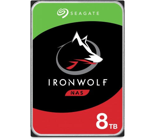 Жесткий диск/ HDD Seagate SATA3 8Tb IronWolf NAS 7200 256Mb 1 year warranty