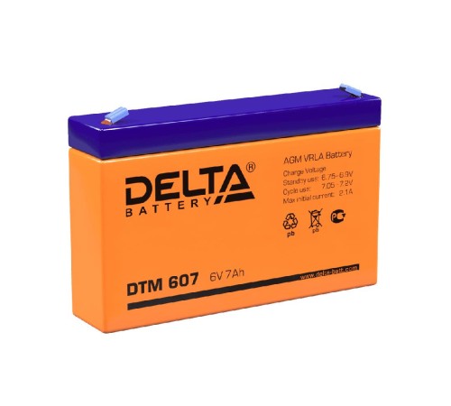 Аккумуляторная батарея DELTA BATTERY DTM 607 Аккумуляторная батарея DELTA BATTERY DTM 607