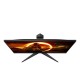 Монитор игровой 23.8'' 16:9 1920х1080(FHD) IPS, 240 Hz, 350 cd/m2, 1000:1, 80M:1, 0,5 ms, 2xHDMI, DP, USB-Hub, Height adj, Pivot, Tilt, Swivel, Speakers, Black+Cherry (Из ремонта)