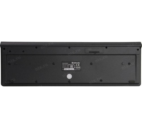 Defender Беспроводная клавиатура UltraMate SM-536 RU,черный,мультимедиа