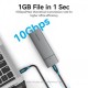 Корпус для SSD Vention USB 3.1 Gen 2-C M.2 NVMe Серый