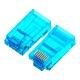 Greenconnect Коннектор цветной RJ-45 cat.5e UTP Male, для многожильного кабеля, 8p8c 15 шт (3 цвета по 5 шт), GCR-51802