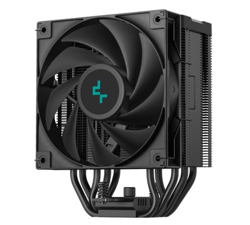 Кулер для процессора DEEPCOOL AG500 DIGITAL BK LGA1700/1200/115X/AM5/AM4 (12шт/кор, TDP 240W, PWM, Fan 120mm, 5 тепл. трубок) RET (R-AG500-BKNDMN-G-2)