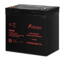 Батарея POWERMAN Battery CA12500, напряжение 12В, емкость 50Ач, макс. ток разряда 500А, макс. ток заряда 15А, свинцово-кислотная типа AGM, тип клемм M1, Д/Ш/В В229/138/208, 16.2 кг./ Battery POWERMAN Battery CA12500, voltage 12V, capacity 50Ah, max. disch