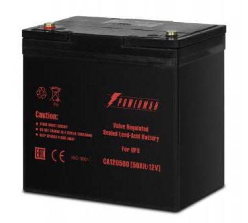 Батарея POWERMAN Battery CA12500, напряжение 12В, емкость 50Ач, макс. ток разряда 500А, макс. ток заряда 15А, свинцово-кислотная типа AGM, тип клемм M1, Д/Ш/В В229/138/208, 16.2 кг./ Battery POWERMAN Battery CA12500, voltage 12V, capacity 50Ah, max. disch Батарея POWERMAN Battery CA12500, напряжение 12В, емкость 50Ач, макс. ток разряда 500А, макс. ток заряда 15А, свинцово-кислотная типа AGM, тип клемм M1, Д/Ш/В В229/138/208, 16.2 кг./ Battery POWERMAN Battery CA12500, voltage 12V, capacity 50Ah, max. disch