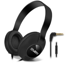 Мультимедийные стереонаушники с микрофоном SVEN AP-310M, черный