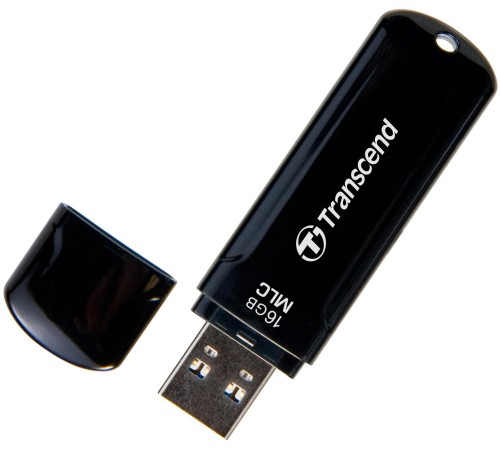 Флеш-накопитель/ Transcend 16GB JETFLASH 750, black