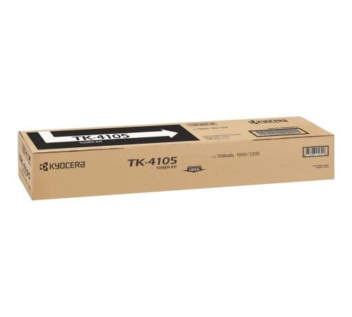 тонер-картридж Kyocera TK-4105/ Toner Cartridge Kyocera TK-4105 15 000 pages for TASKalfa 1800, TASKalfa 2200, TASKalfa 1801, TASKalfa 2201 тонер-картридж Kyocera TK-4105/ Toner Cartridge Kyocera TK-4105 15 000 pages for TASKalfa 1800, TASKalfa 2200, TASKalfa 1801, TASKalfa 2201