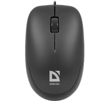 Defender Проводная оптическая мышь Datum MM-010 черный,3 кнопки,1000dpi USB
