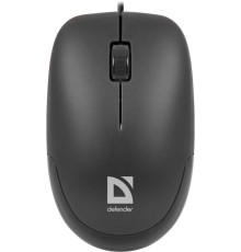 Defender Проводная оптическая мышь Datum MM-010 черный,3 кнопки,1000dpi USB