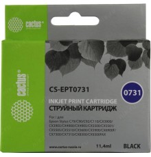 -/ Картридж струйный Cactus CS-EPT0731 T0731 черный (11.4мл) для Epson Stylus С79/C110/СХ3900/CX4900/CX