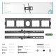 ONKRON кронштейн для телевизора 55"-100" наклонный, чёрный UT4