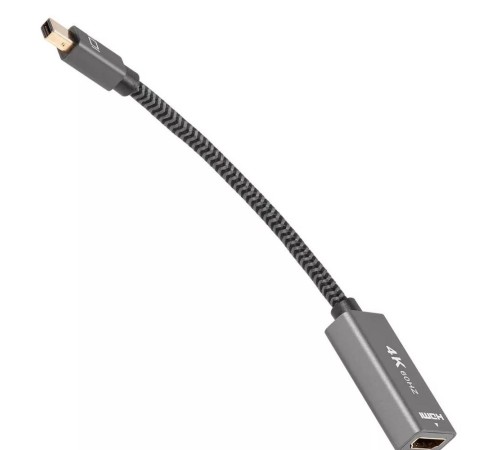 Адаптер/ Адаптер miniDP --> HDMI-F 0.15м , оплетка, 4K@60Hz, Telecom (TA565) Адаптер/ Адаптер miniDP --> HDMI-F 0.15м , оплетка, 4K@60Hz, Telecom (TA565)