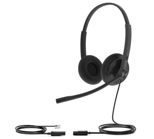 Гарнитура YEALINK YHS34 Lite Dual Дуо, Проводная, HD звук, QD, RJ9, шт Гарнитура YEALINK YHS34 Lite Dual Дуо, Проводная, HD звук, QD, RJ9, шт