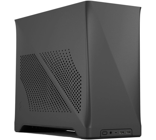 Корпус ПК без блока питания/ Case Fractal Design Era 2, Mini-Tower, 2x120mm, 2xUSB-A 3.0 + 1xUSB 3.2 Type-C, SFX PSU Support, mITX Charcoal Gray