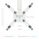 Потолочно-настенный кронштейн для проектора ONKRON K3A белый
