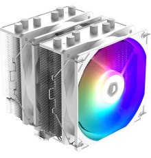 Кулер для процессора/ CPU Cooler ID-COOLING SE-55 ARGB SNOW (250W, 4-pin PWM, 153mm, Al/Cu, 6x6mm, ARGB, 2x120mm, 68.2CFM, 35.2dBA, 1500RPM, S: 1700/1200/115X, AM5/AM4, White)