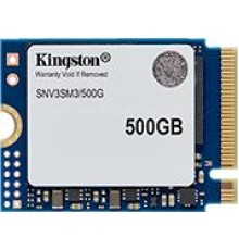 Твердотельный накопитель Kingston SSD 500GB NV3 M.2 2230 NVMe Gen4x4 R5000/W3000MB/s 3D NAND MTBF 2M 160TBW Retail 1 year