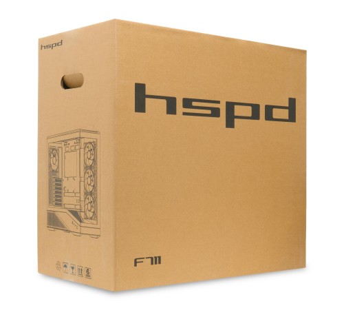 Корпус без блока питания/ Case HSPD F711, Panoramic Full Tower, Black, TG, 0.7 SPCC, no fans ATX, mATX, mITX 190/420/280mm 2x2.5", 2x3.5", 7xPCI 1xUSB-A 3.0, 1xUSB-C 445x235x475mm Корпус без блока питания/ Case HSPD F711, Panoramic Full Tower, Black, TG, 0.7 SPCC, no fans ATX, mATX, mITX 190/420/280mm 2x2.5", 2x3.5", 7xPCI 1xUSB-A 3.0, 1xUSB-C 445x235x475mm