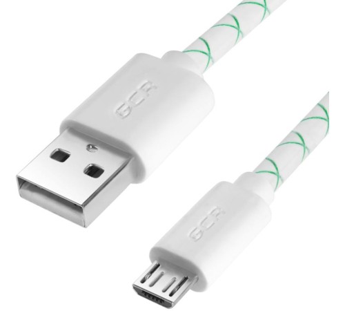 Greenconnect Кабель 2A 1.0m USB 2.0, AM/microB 5pin, бело-зеленый, белые коннекторы, 28/24 AWG, поддержка функции быстрой зарядки, GCR-UA9MCB3-BD-1.0m, морозостойкий. Greenconnect Кабель 2A 1.0m USB 2.0, AM/microB 5pin, бело-зеленый, белые коннекторы, 28/24 AWG, поддержка функции быстрой зарядки, GCR-UA9MCB3-BD-1.0m, морозостойкий.