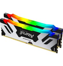 Память оперативная/ Kingston 32GB 6400MT/s DDR5 CL32 DIMM (Kit of 2) FURY Renegade RGB XMP