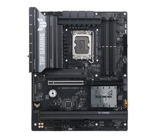 Материнская плата ASUS TUF GAMING B860-PLUS WIFI, LGA1851, B860, 4*DDR5, 4*SATA, 3*M.2, 5*USB 3.2, 2*USB 2.0, Type-C, 2*PCIx16, 1*PCIx1, DP+HDMI, ATX; 90MB1JL0-M0EAY0