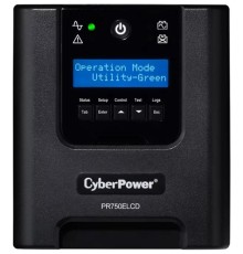 Источник бесперебойного питания CyberPower  PR750ELCD Line-Interactive 750VA/675W USB/RS-232/EPO/SNMPslot (6 IEC С13)