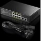 Коммутатор/ 8-Port 10/100M PSE RJ-45 +2 RJ45 10/100/1000M Uplink Port Unmanaged PoE+ Switch 120W, CCTV/VLAN mode support, long distance:250M at CCTV mode. Support PD Alive Function, ±4 KV Surge Protection, 802.3af/at standard, Alternative 1/2(+),3/6(-)