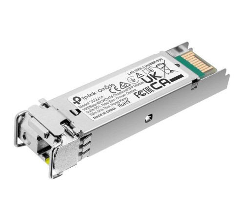 Трансивер/ 1000Base-BX WDM Bi-Directional SFP Module, LC connector, TX:1550nm/RX:1310nm, single-mode, 10km Трансивер/ 1000Base-BX WDM Bi-Directional SFP Module, LC connector, TX:1550nm/RX:1310nm, single-mode, 10km