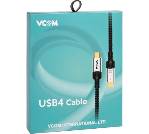 Кабель/ Кабель USB4 TypeC(M)--TypeC(M), 5K@60Hz, 40GBps, PD 240W, 5A, VCOM, 1.2м <CU560-1.2M>